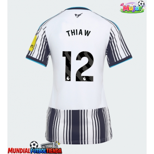 Camiseta Newcastle United Malick Thiaw #12 Primera Equipación Replica 2026-27 para mujer mangas cortas